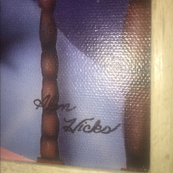 Alan Hicks Custom Certified Oil Canvas Framed - Picture 2 of 3